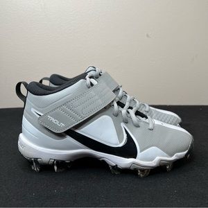 Nike Force Trout 7 Pro MCS Light Smoke Grey/White/Black Baseball Cleats